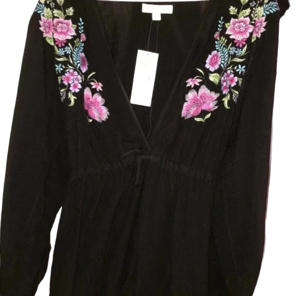 (50% OFF) NWT Spiritual Gangster Zella Romper Floral Embroidered Size M - Picture 7 of 7
